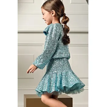 Dívčí bunda Dětská souprava Abel&Lula 5542.4.Mini.9BYA modrá 55X, vel. 140