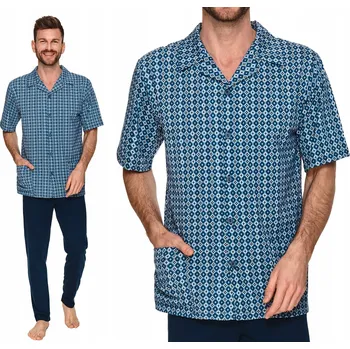 Pánské pyžamo Taro pánské pyžamo 2738 krátký rukáv velikost 3XL