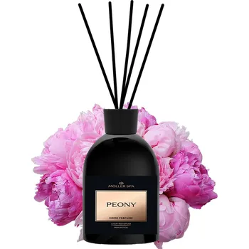 Osvěžovač vzduchu Difuzér Pivoňka 250 ml Tyčinky Luxusní a dlouhotrvající vůně do domácnosti
