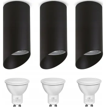 Nástěnné svítidlo Bodové kulatý svítidlo Maclean černé