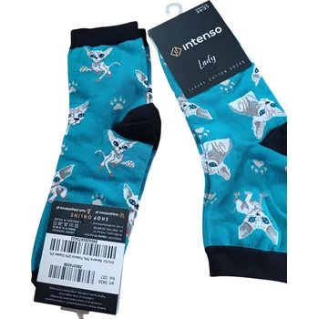 Dámské ponožky Ponožky s kočkou Sfinx, Velikost: 38-40