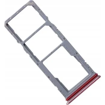 Náhradní díl pro mobilní telefon ŠUPLÍK ZÁSUVKA SIM KARTY REALME C75 NOVÝ ORIGINÁLNÍ ČERVENÝ