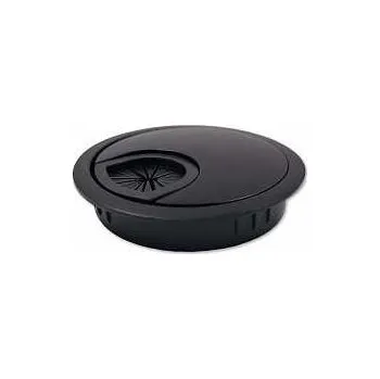 Nábytkové kování Kabelová průchodka d60mm ČERNÝ MAT