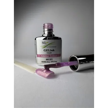 NL nails professional UV,LED Gellak GLITTER SOLINA 8ml