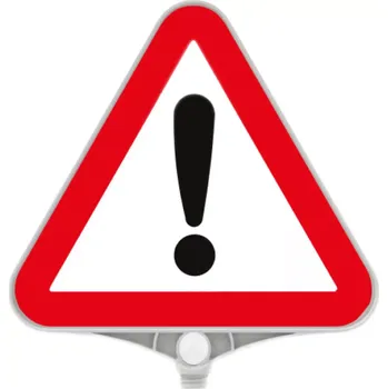 Dopravní značení Plastová (PPC) dopravní výstražná značka "Jiné nebezpečí" FLOMA - 39 x 39 cm