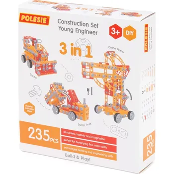 ostatní stavebnice Stavebnice Young Engineer 3v1, 235 dílků