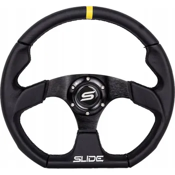 Řídítka SLIDE_F SLIDE řídítka 350mm offset:25mm kůže žlutá