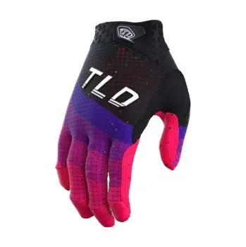 Cyklistické rukavice Rukavice Troy Lee Designs AIR REVERB BLACK / GLO RED (40400102), XL