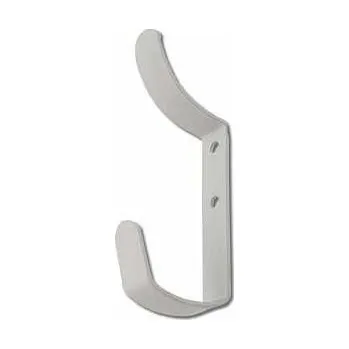 Nábytkové kování Věšák velký kovový bílý 108x14mm