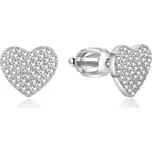 AGATO Stříbrné třpytivé náušnice AGUP1491S