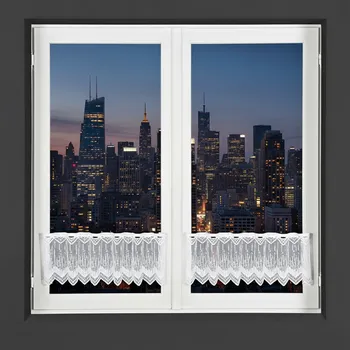 Záclona My Best Home LADA - ILJA bílá výška 30 cm