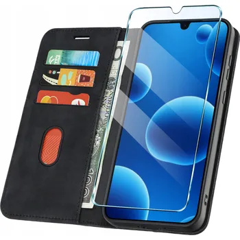 Pouzdro na mobilní telefon Flipové pouzdro KrainaGSM pro Xiaomi Redmi 14C, černé