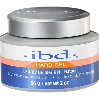 Lak na nehty IBD Hard Builder Gel LED/UV Stavební gel Natural II, 56 g