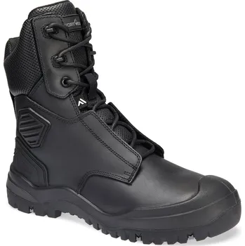 Pracovní obuv Vysoké kožené pracovní boty s chráničem holeně S3 HRO vel. 38 Černá R