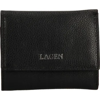 Peněženka Lagen dámská peněženka z pravé kůže černá