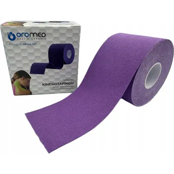 Tejpovací páska OROMED Kinesiotapingová páska 5 cm x 5 m Fialová