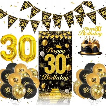 Obraz Sada dekorací na 30. narozeniny
