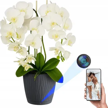 IP kamera MINI ŠPIÓNÍ KAMERA UKRYTÁ V KVĚTINÁČI STORCZYK ŽIVÝ NÁHLED