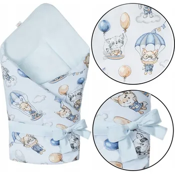 Zavinovačka BOCIOLAND ZAVINOVAČKA Zavinovačka ZAVINOVAČKA pro miminko bavlněná měkká LIŠKA Králík