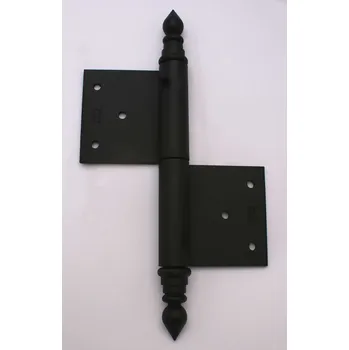 Stavební materiál TKZ Polná Závěs vratový 150 UŘ14 černý lak pravý RAL 9005