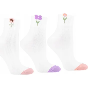 Dámské ponožky Dámské bavlněné Ponožky MORAJ 3/4, 3 páry, PONOŽKY vel.