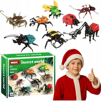 ostatní stavebnice Stavebnice Svět hmyzu – vzdělávací sada 8 modelů pro děti a milovníky přírody