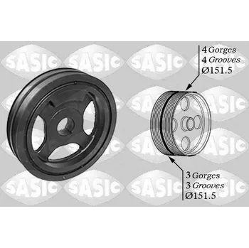 Řemenice, klikový hřídel SASIC 2154027