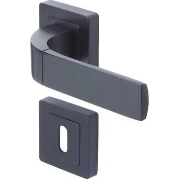 Assa Abloy BOLOGNA-R klika-klika BB čtv.rozeta černá