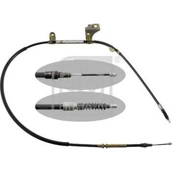 Lanko parkovací brzdy Tažné lanko, parkovací brzda FEBI BILSTEIN 32464