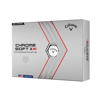 Golfový míček Callaway Chrome Soft X LS 2022, white