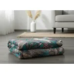 Deka z mikrovlákna FLY tyrkysová/šedá 150x200 cm Mybesthome