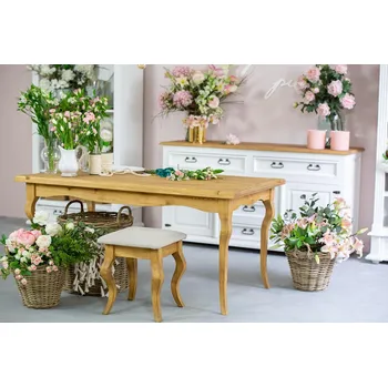 Jídelní stůl ARTEN (NANO Systems s.r.o.) Rustikální jídelní stůl POPRAD LUD01 - borovice (světlý vosk/tmavý vosk)