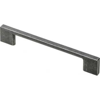 Nábytkové kování GTV Úchytka UZ-819 128/161mm černostříbrná