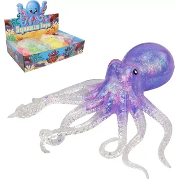 plyšák Made Chobotnice se třpytkami 18 cm