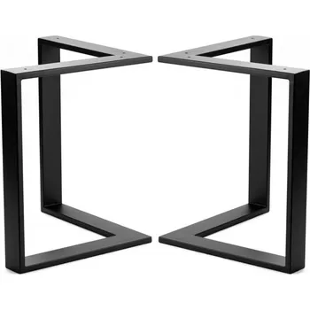 Stolová podnož Sada kovových nohou Shape k jídelnímu stolu 600 mm