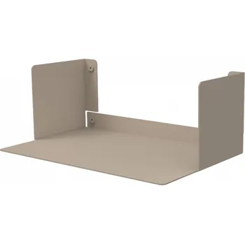 police Nástěnná kovová police Firenze pískově šedá S