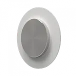 Designový kovový háček na oblečení Split Bílá L Nerezová ocel