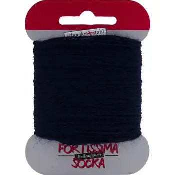 Příze Ponožková látací příze Fortissima 1040 Noční modrá (Schoeller Stahl Fortissima Beilaufgarn 1040 Nachtblau2-ply)