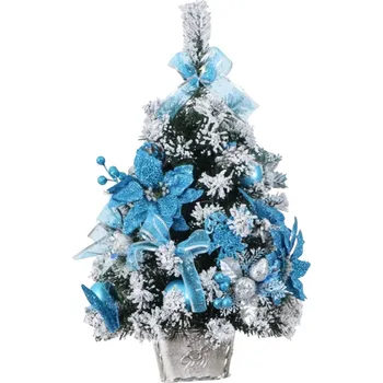 Vánoční stromek Romantic Items Vánoční stromeček v květináči Modrý 60 cm