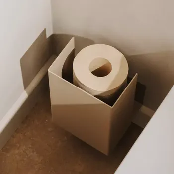 Kovový držák na toaletní papír Amsterdam pískově šedá M