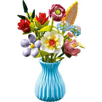 ostatní stavebnice Dětská stavebnice - Váza s kytkami (691 ks)