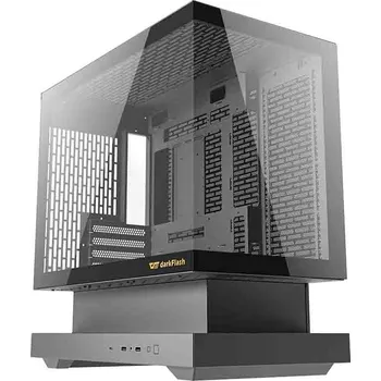 PC skříň Počítačová skříň Darkflash F1 (černá) + 6 ventilátorů ARGB