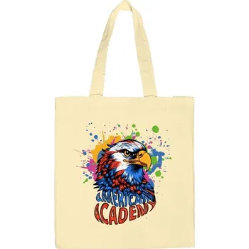 Velká plátěná taška s potiskem Plátěná taška s barevným logem AA