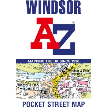 Cizí jazyk Windsor A-Z Pocket Street Map (EN)