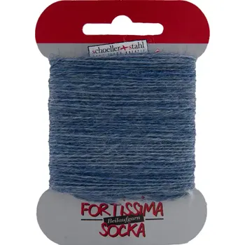Příze Ponožková látací příze Fortissima 1033 Jeans (Schoeller Stahl Fortissima Beilaufgarn 1033 Jeans Melier2-ply)