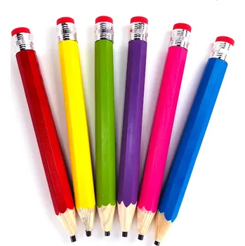 Dřevěná hračka Obří tužka s gumou - Různé barvy (33 cm) Opicka: Pro ženy