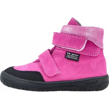 Dámská zdravotní obuv Jonap Barefoot vyšší Jerry (hvězdice) růžová s membránou Velikost EU: 22, vnitřní délka: 143, vnitřní šířka: 63