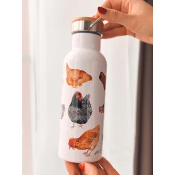 Termoska ePiPí Termoska bambus 500 ml - Slepice Objem: 500ml