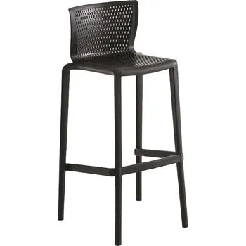 Plastová barová zahradní židle Venice 52 hnědá