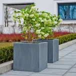 Květináč Block šedý XL, 60 x 60 x 60 cm (d š v), 18 kg, 210,7 l